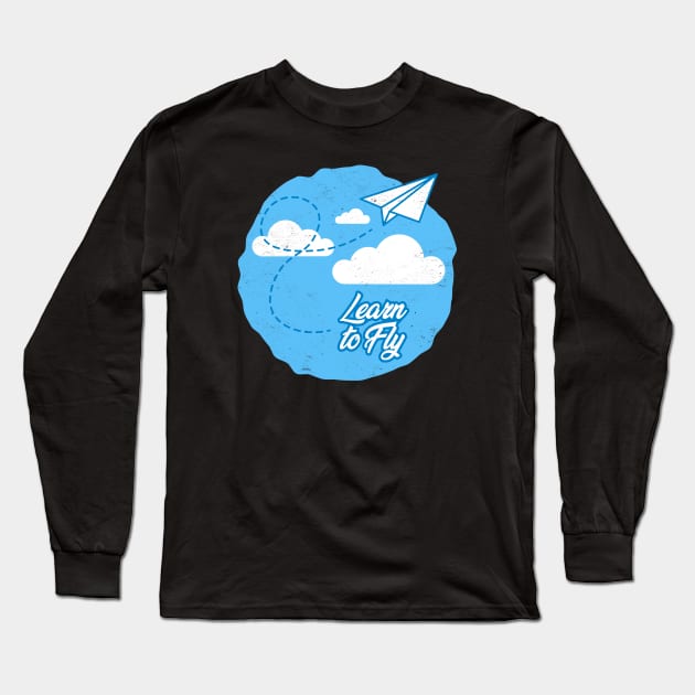 Learn to Fly - Alternative Rock Lovers Long Sleeve T-Shirt by TwistedCharm